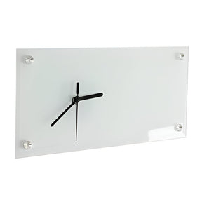 Sublimation Glass Desk Clock, 30cm x 16cm