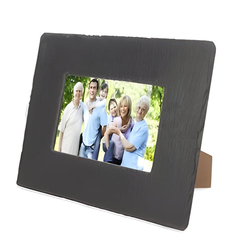 Black Slate - Engravable - Rectangle Photo Frame - 24cm x 19cm