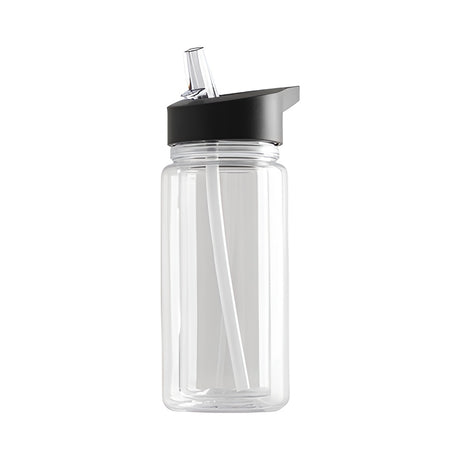 10oz Snowglobe Bottle with Coloured Lid - Double Wall - For UV DTF & Vinyl