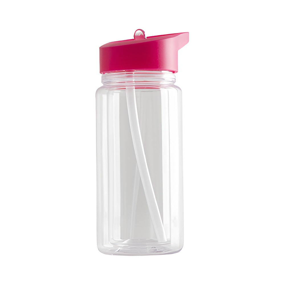 10oz Snowglobe Bottle with Coloured Lid - Double Wall - For UV DTF & Vinyl