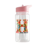 10oz Snowglobe Bottle with Coloured Lid - Double Wall - For UV DTF & Vinyl