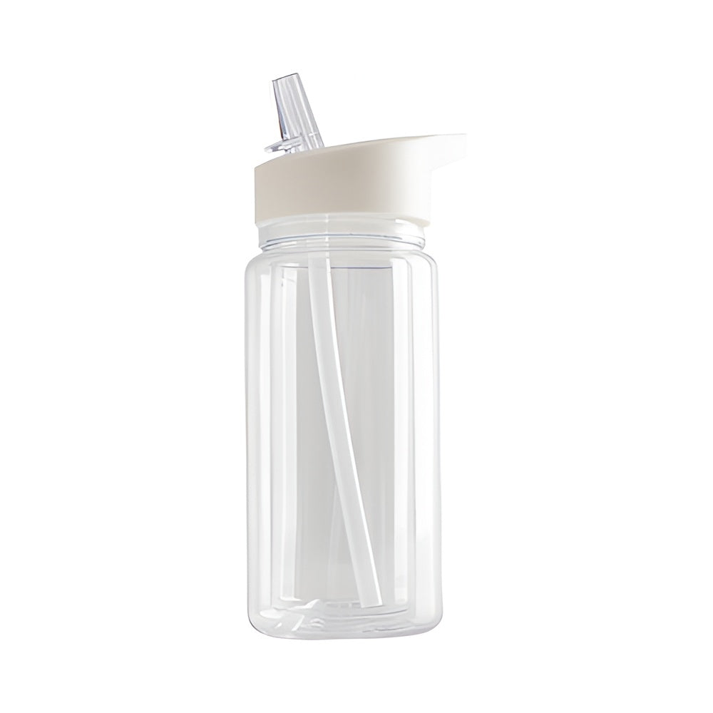 10oz Snowglobe Bottle with Coloured Lid - Double Wall - For UV DTF & Vinyl