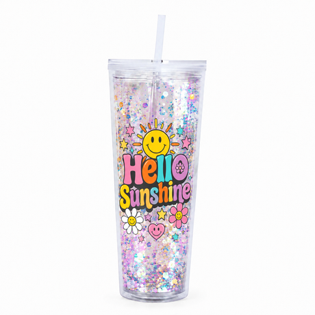 24oz Snowglobe Tumbler - Double Wall - For UV DTF & Vinyl
