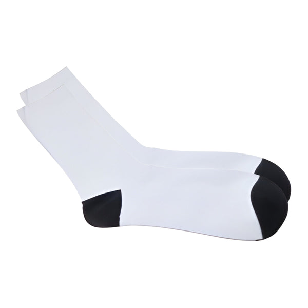 Socken - 12er-Pack schwarze Zehen-/schwarze Fersensocken - Herrensocken - 40 cm
