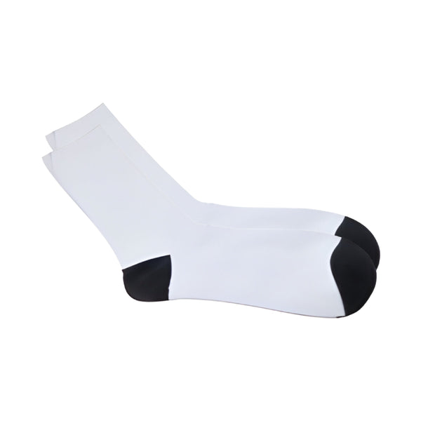 Socken - 12er-Pack x schwarze Zehenpartie/schwarze Ferse - Damensocken - 35 cm