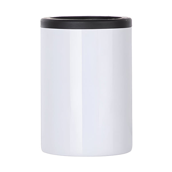 Stainless Steel Can Cooler - WHITE - 11oz / 330ml