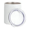 Mugs - Metal & Enamel Mugs - Stainless Steel Lowball 10oz / 300ml - White - Longforte Trading Ltd