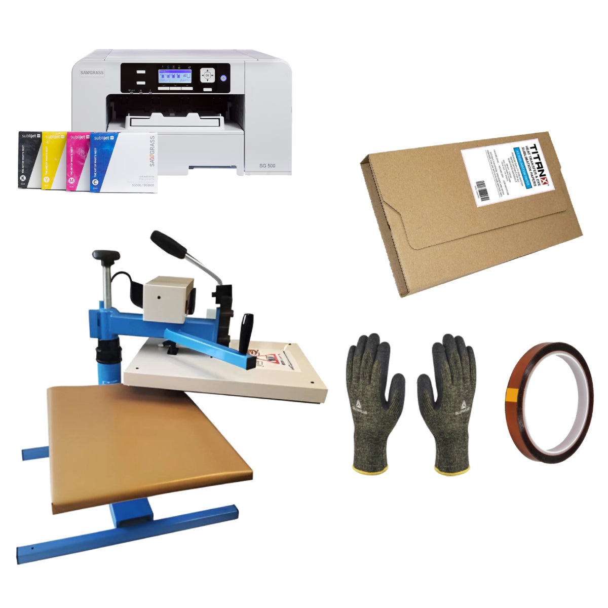 Sawgrass SG1000 Printer & Pressmech A3 Press Starter Kit