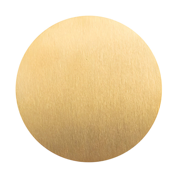 Engravables - 10 x STAINLESS STEEL Coasters - ROUND - 10cm - GOLD - Longforte Trading Ltd