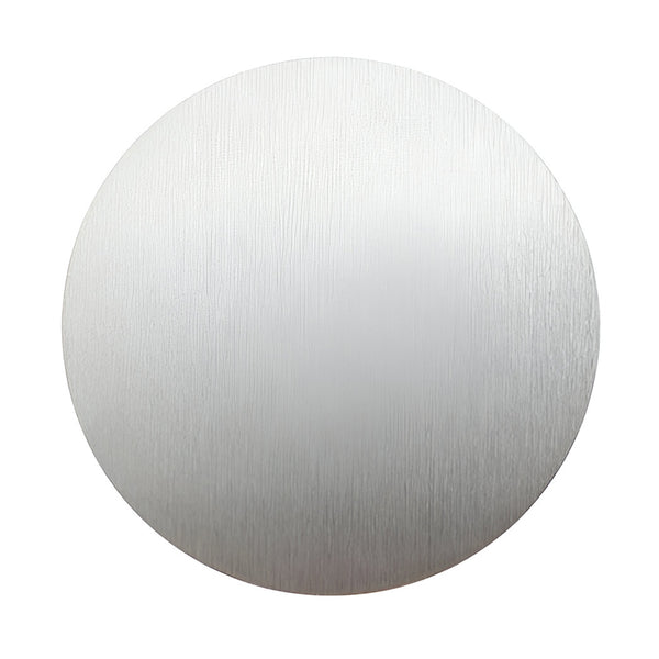 Engravables - 10 x STAINLESS STEEL Coasters - ROUND - 10cm - SILVER