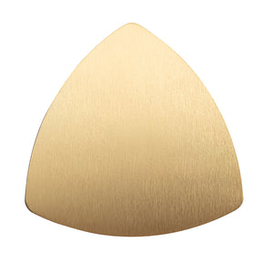Engravables - 10 x STAINLESS STEEL Coasters - TRIANGLE - 10cm - GOLD - Longforte Trading Ltd