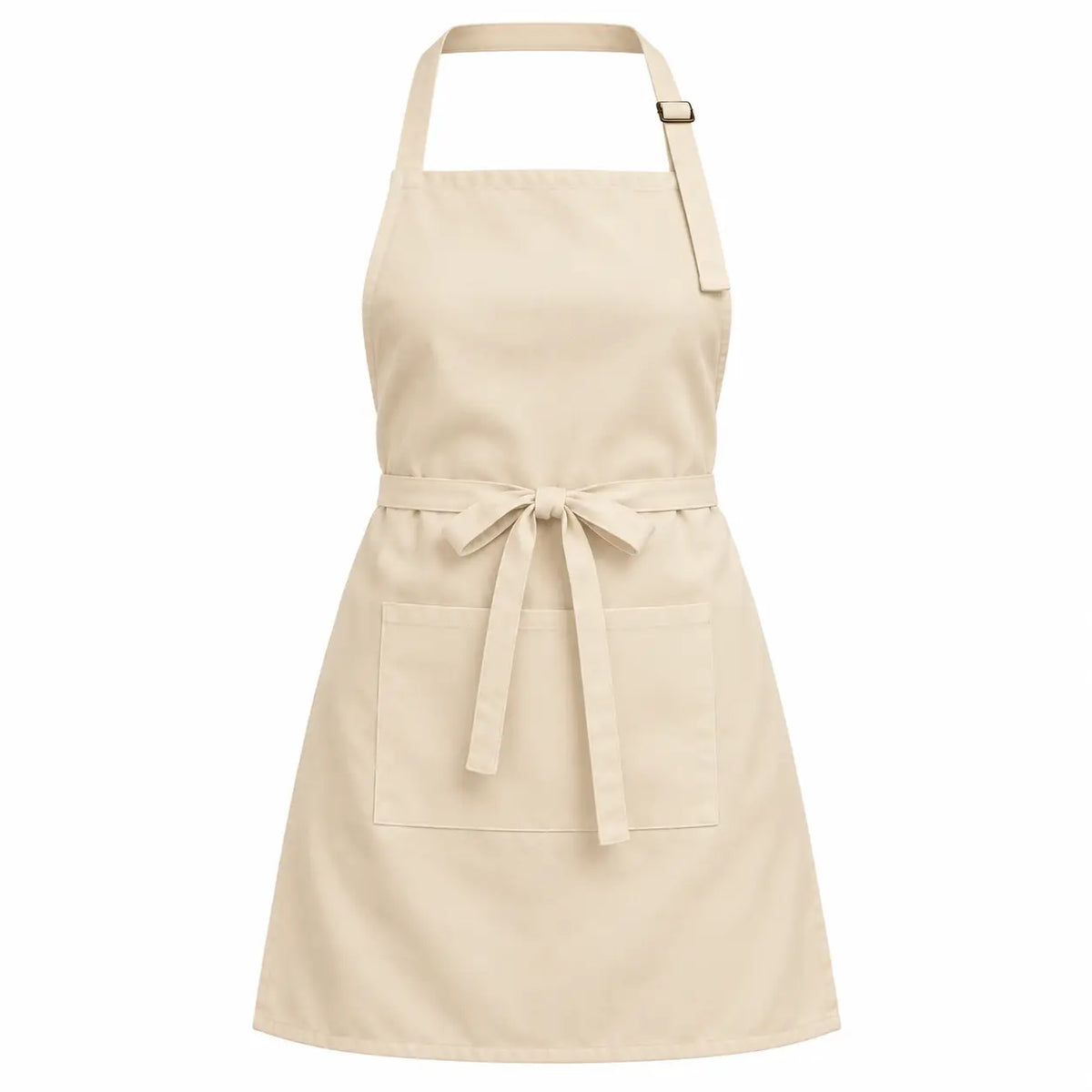 Schürze mit Tasche - Erwachsene - Canvas CREME