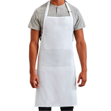 Sublimation Apron With Pocket - Adult - White