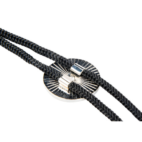 Sublimation Bolo Tie with Black Strap - Round