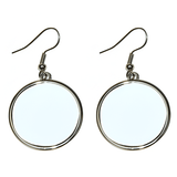 Hanging Round Sublimation Earrings