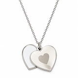 Sublimation Heart Locket Necklace with Hidden Photo