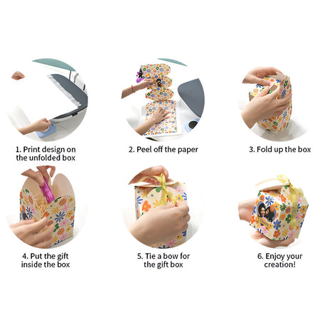 Printable Sublimation Mug Gift Box with Handle Cut Out - Pack of 10