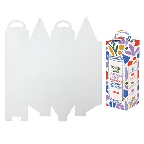 Printable Sublimation Tumbler / Water Bottle Gift Box - Pack of 10