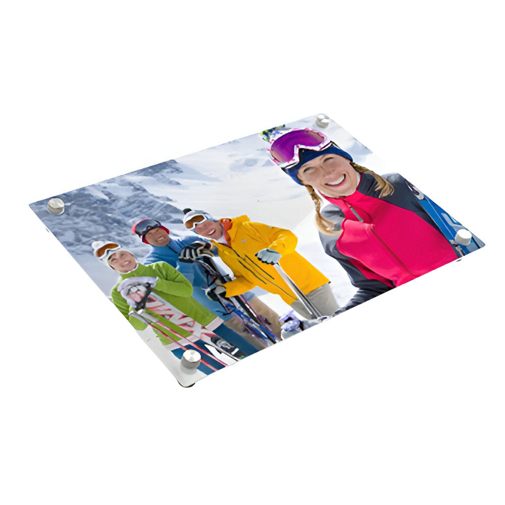 Sublimation Fixture Sublimation Glass Business Plaque With Standoff Fixtures | Longforte
