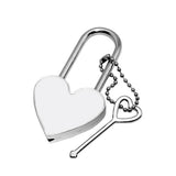 Sublimation Metal Heart Lock