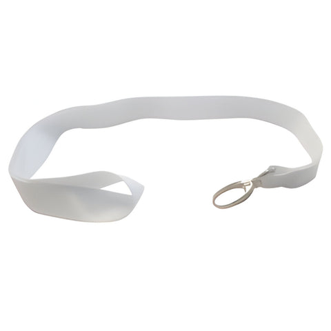 10 x Sublimation Lanyards Only - Plain White- total length 86cm