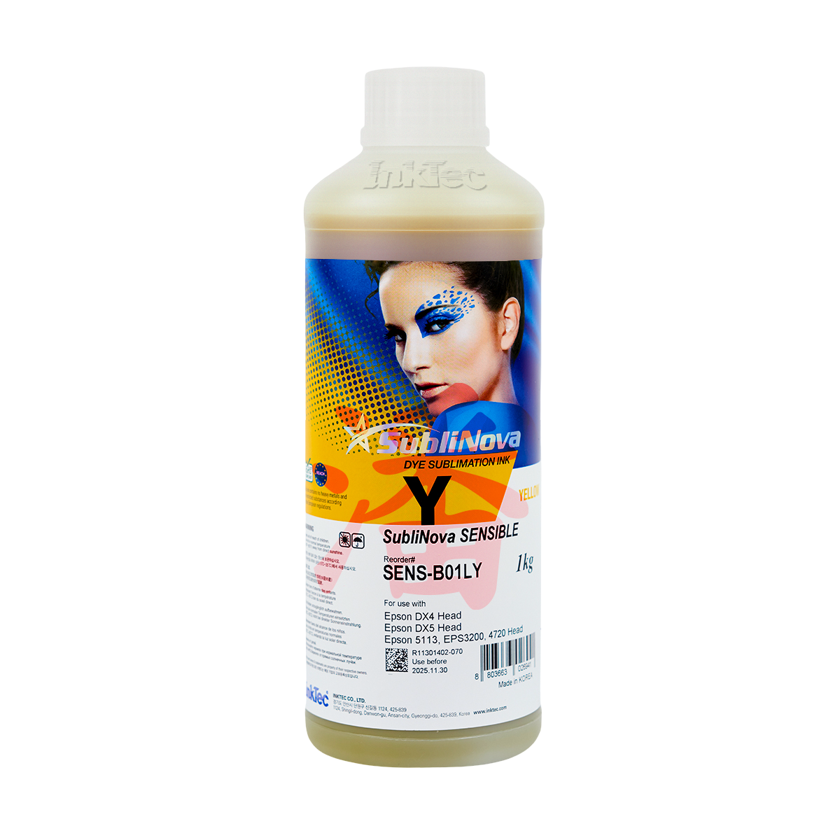 Encre de sublimation Sublisplash® EPN+ pour imprimantes Epson EcoTank - Noir - 80 ml
