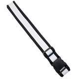Sublimation Luggage Strap, Black & White Striped