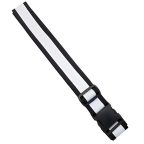 Sublimation Luggage Strap, Black & White Striped
