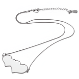 Joining Hearts Sublimation Pendant with Cord
