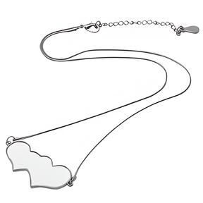 Joining Hearts Sublimation Pendant with Cord