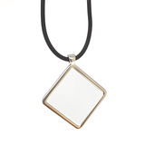 Diamond Shape Sublimation Pendant with Cord