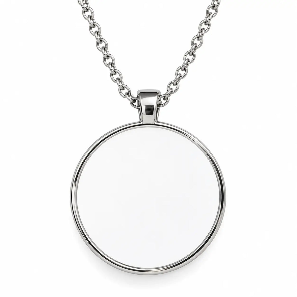 Bijoux - Pendentif - Forme Ronde avec Chaîne