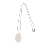 Real Shell Sublimation Necklace, Oval