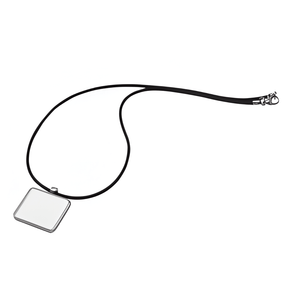 Square Sublimation Pendant with Cord
