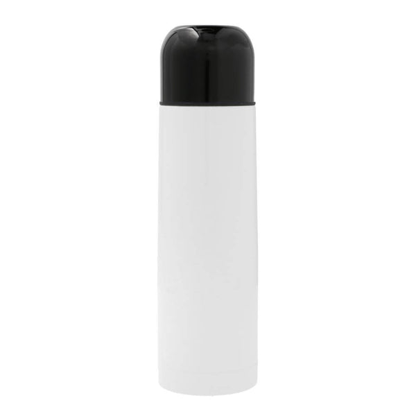 Thermal Flask Bottle - 750ml - WHITE / BLACK LID