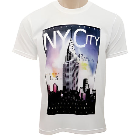 T-Shirt Col Rond Poly-Coton