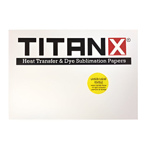 Papier Transfert Laser Auto-Désherbant Titan X ® - Textiles Légers - A4 (100 Feuilles)