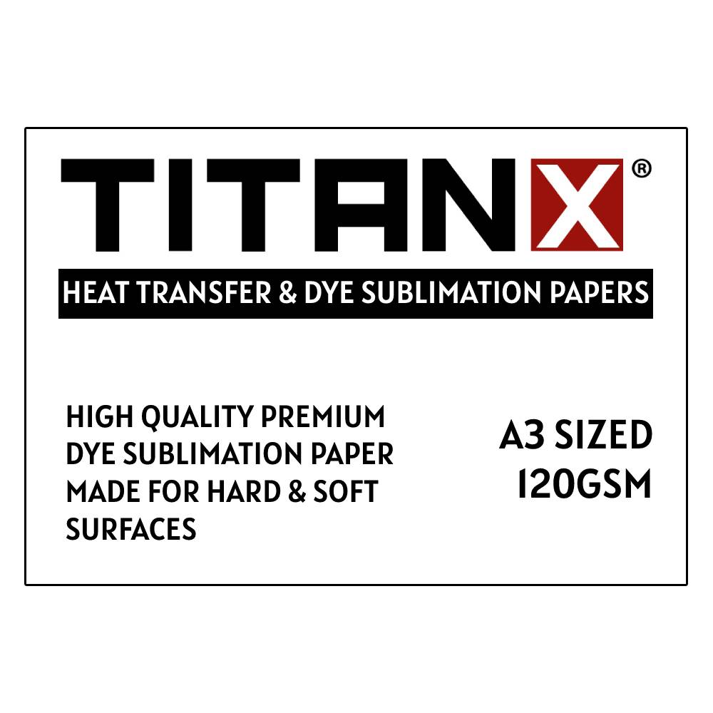 CARTON COMPLET - Papier de Sublimation Titan X ® - A3 (1000 Feuilles)