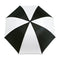 Regenschirm - 4 x große Sublimations-Golfschirme - 60" Durchmesser - SCHWARZ/WEISS
