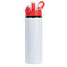 750ml Aluminium Sublimation Water Bottle with Coloured Flip Lid