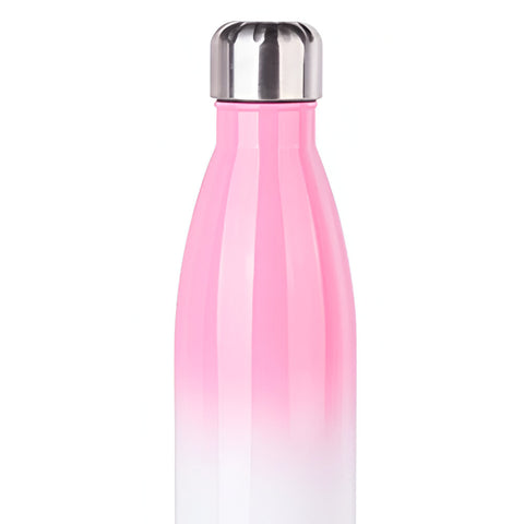 Trinkflaschen - GRADIENT - Bowling - 500ml - Rosa/Weiß