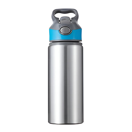 Bouteilles d'eau - Pack de 6 x EXPLORER - 650ml - ARGENT/ NOIR