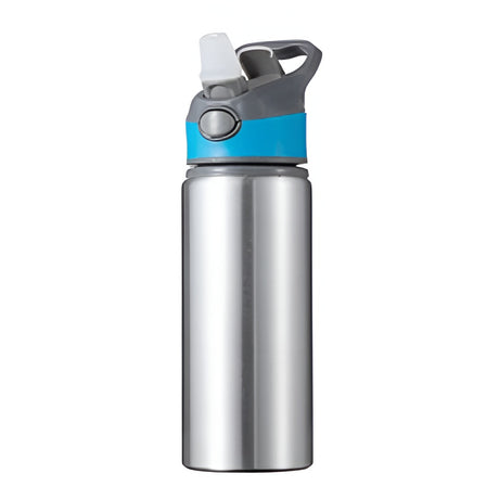 Bouteilles d'eau - Pack de 6 x EXPLORER - 650ml - ARGENT/ NOIR
