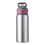 Wasserflaschen - 6er-Pack x EXPLORER - 650ml - SILBER/SCHWARZ