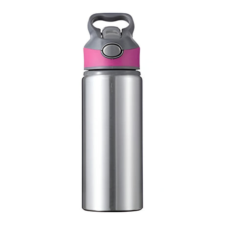 Bouteilles d'eau - Pack de 6 x EXPLORER - 650ml - ARGENT/ NOIR