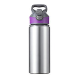 Wasserflaschen - 6er-Pack x EXPLORER - 650ml - SILBER/SCHWARZ