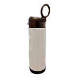 Bouteilles d'eau - Slim Inox - BLANC - Gobelet 600 ml avec paille