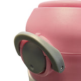 Wasserflaschen - Schlanker Edelstahl - WEISS - 600ml Becher mit Strohhalm