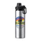 Water Bottles - PROVENTURER - 850ml Flip Bottle - SILVER/BLACK
