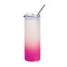 750ml Glass Sublimation Tumbler with Lid - (Frosted)